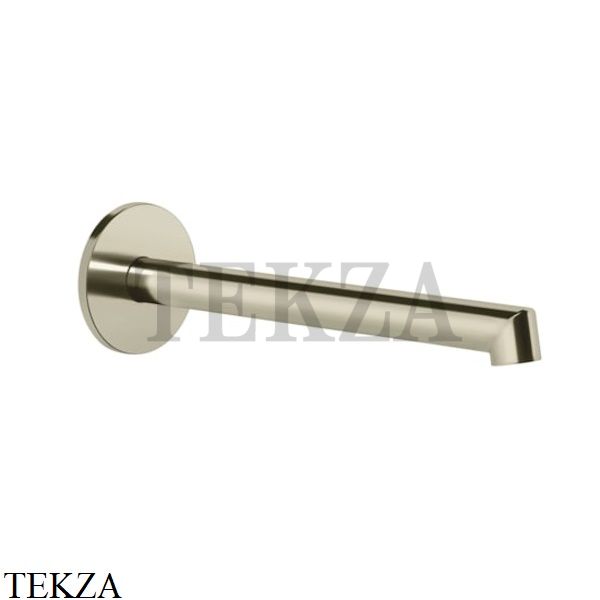 Gessi Ingranaggio-Anello Излив для раковины настенный, длинный 63404-720, Nickel PVD