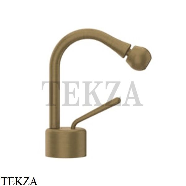 Gessi Goccia Смеситель для биде, без сливного гарнитура 33607-713, Antique Brass