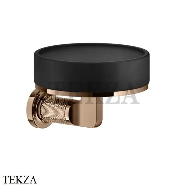 Gessi INCISO accessories Мыльница настенная, композит черный 58502-030, Copper глянец