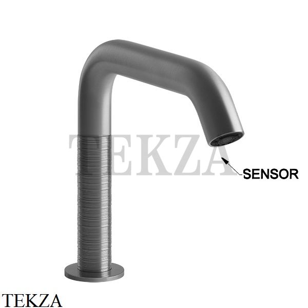 Gessi 316 TRAME Электронный смеситель с кран-фильтром 54381-239, Steel Brushed