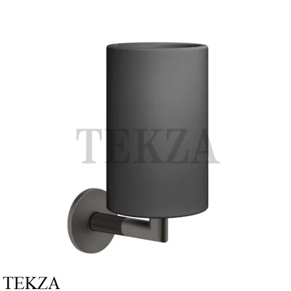 Gessi INGRANAGGIO Стакан настенный композит черный 63808-707, Black Metal Brushed