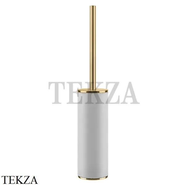 Gessi Inciso-Origini-Venti20 accessories Туалетный ершик напольный, белый 58543-727, Brushed Brass