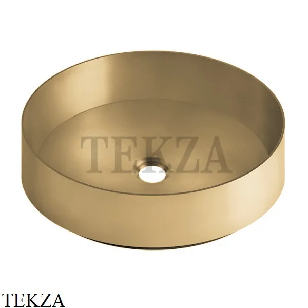 Gessi 316 TOTAL LOOK Умывальник на столешницу 54601-727, Brushed Brass