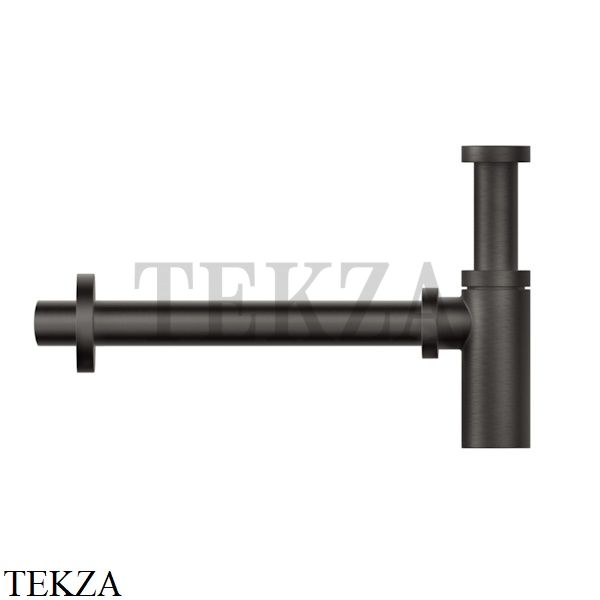 Gessi TOTAL LOOK Сифон для раковины бутылочный 01377-707, Black Metal Brushed