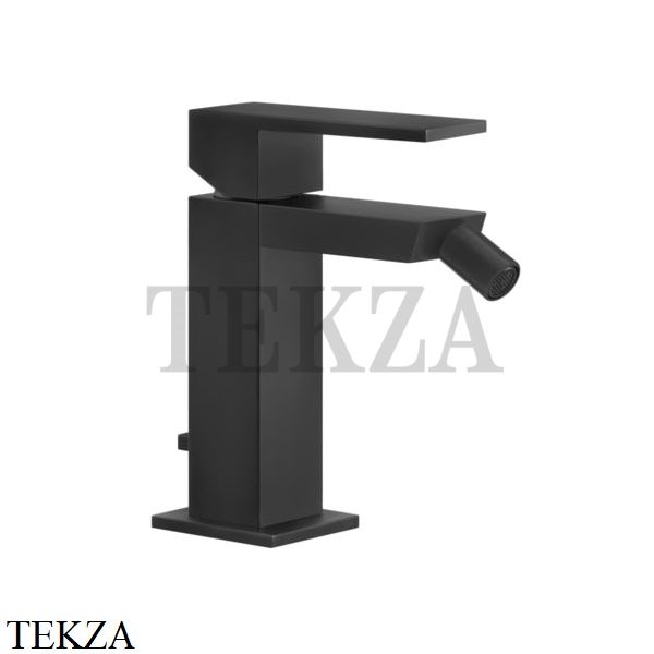 Gessi Rettangolo Смеситель для биде, с донным клапаном 20007-299, Black XL