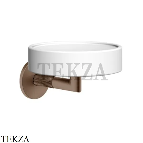 Gessi ANELLO Мыльница настенная композит белый 63701-708, Copper Brushed