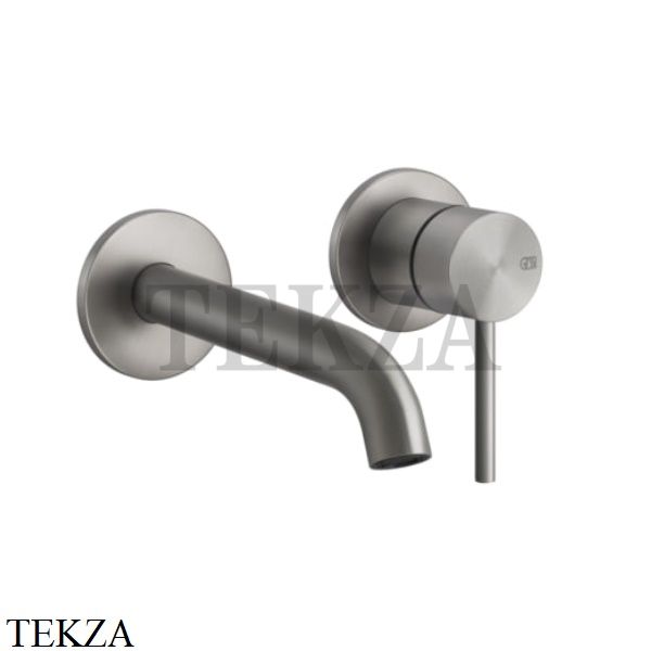 Gessi 316 FLESSA Смеситель для раковины, внешняя часть, 17-20 см 54086-239, Steel Brushed