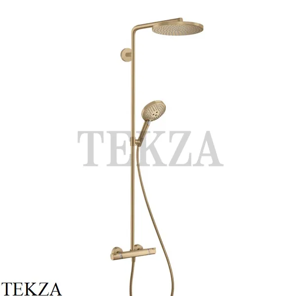 Hansgrohe Raindance Select S Душевая колонна с термостатом 240 1jet 27633140, Brushed Bronze