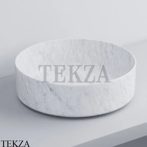 Cielo SHUI Comfort Раковина накладная круглая, без перелива SHCOLAT40 CS, Carrara statuario