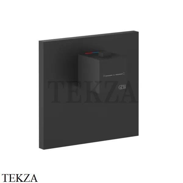 Gessi RETTANGOLO SHOWER Термостат для душа, внешняя часть 43252-299, Black XL