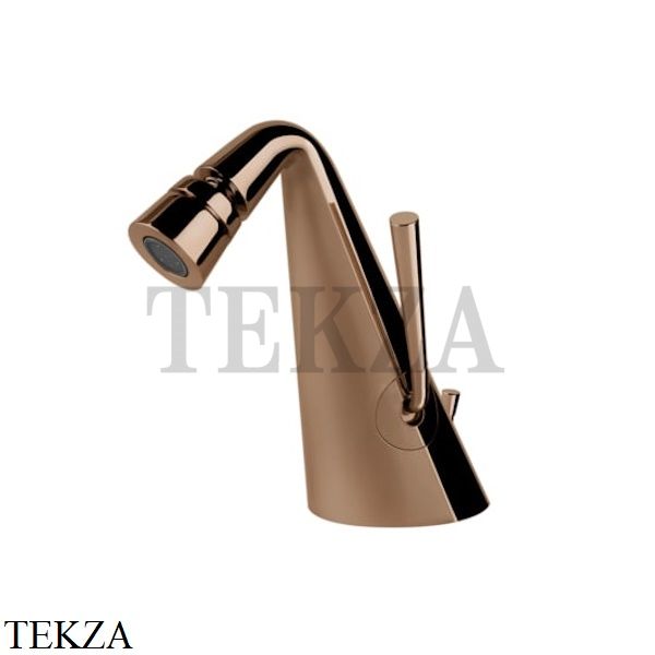 Gessi CONO Смеситель для биде, с донным клапаном 45007-030, Copper глянец