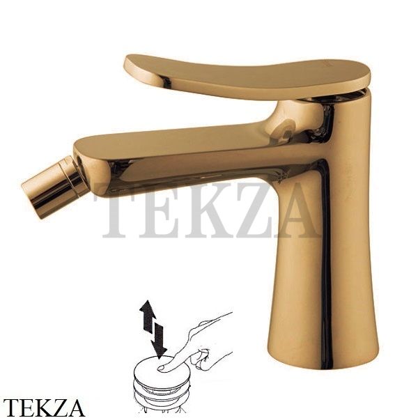 FIMA Carlo Frattini FLO Смеситель для биде однорычажный, F3802ZS, Brushed Amber Bronze