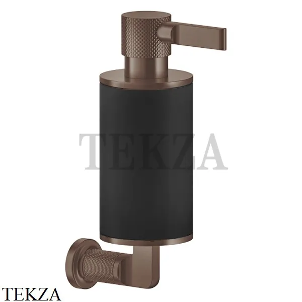 Gessi INCISO accessories Дозатор для жидкого мыла или лосьона, черный 58514-845, Dark Bronze