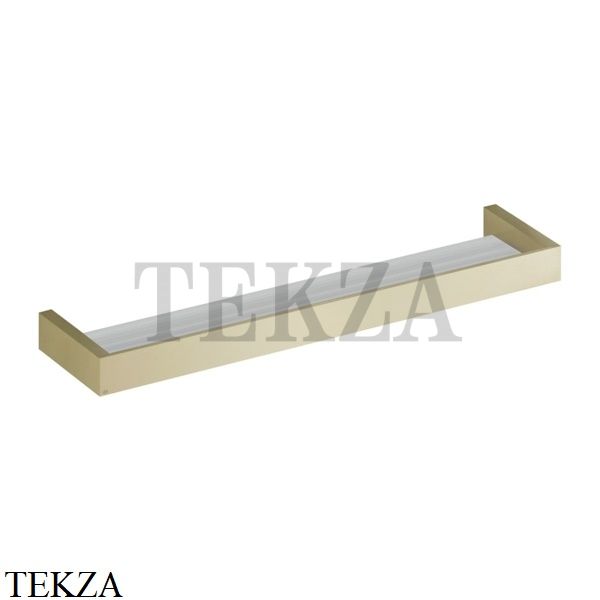 Gessi Rettangolo Полка настенная в душевую зону verex 20945-727, Brushed Brass PVD