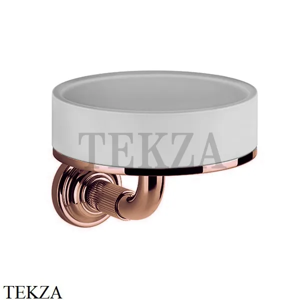 Gessi VENTI20 Мыльница настенная белая 65401-708, Copper Brushed