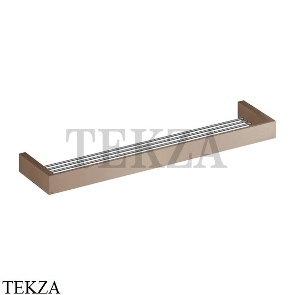 Gessi Rettangolo Решетка-полка в душевую зону 60 см 20949-708, Copper Brushed PVD