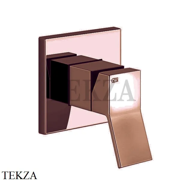 Gessi RETTANGOLO K Смеситель для душа, внешняя часть 53109-708, Copper Brushed