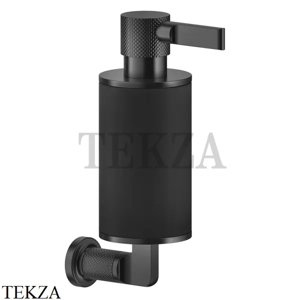 Gessi INCISO accessories Дозатор для жидкого мыла или лосьона, черный 58514-707, Black Metal Brushed