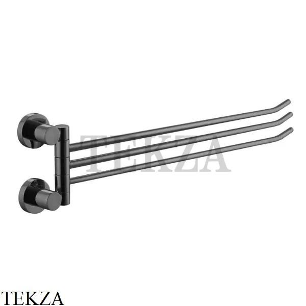 FIMA Carlo Frattini ROTOLA Держатель для полотенец поворотный F6002/2CS, Brushed black chrome