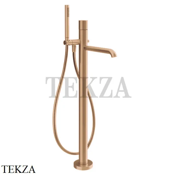 Gessi Habito UNITO Смеситель для ванны напольный, внешняя часть 70028-735, Warm Bronze