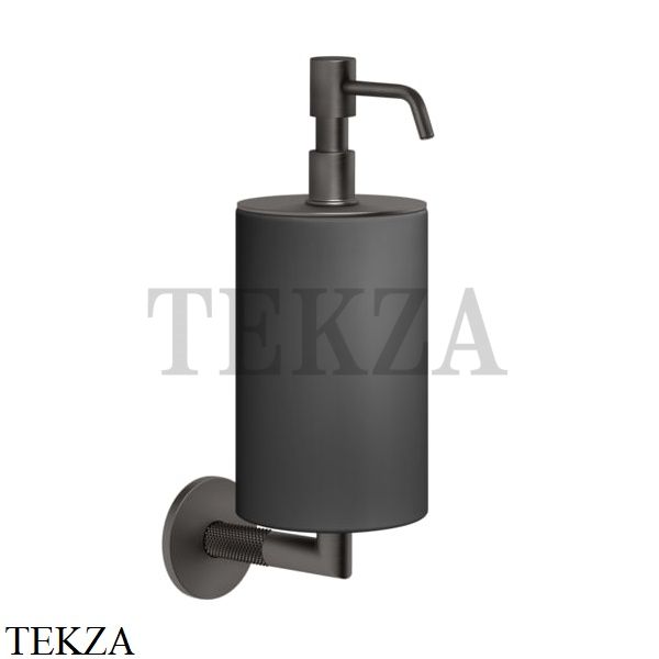 Gessi ANELLO Дозатор для жидкого мыла настенный, композит черный 63714-707, Black Metal Brushed