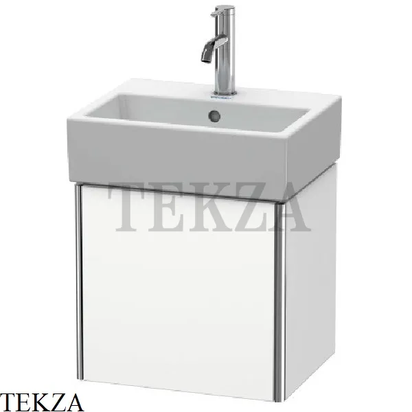 Duravit XSquare Тумба подвесная под раковину XS4090R1818, 1 распашная дверца, белый матовый