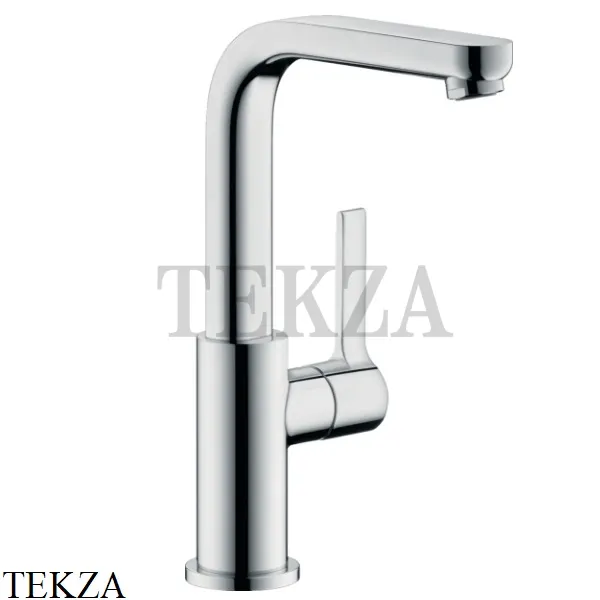 Hansgrohe Metris S Смеситель для раковины, с донным клапаном 31159000, хром глянец