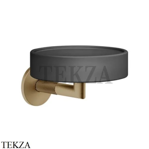 Gessi ANELLO Мыльница настенная композит черный 63702-726, Warm Bronze Br.