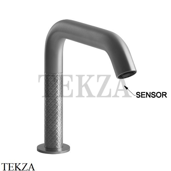 Gessi 316 INTRECCIO Электронный смеситель с кран-фильтром 54181-239, Steel Brushed