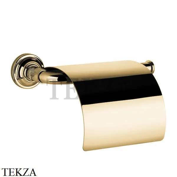 Gessi VENTI20 Держатель туалетной бумаги с крышкой 65449-727, Brushed Brass