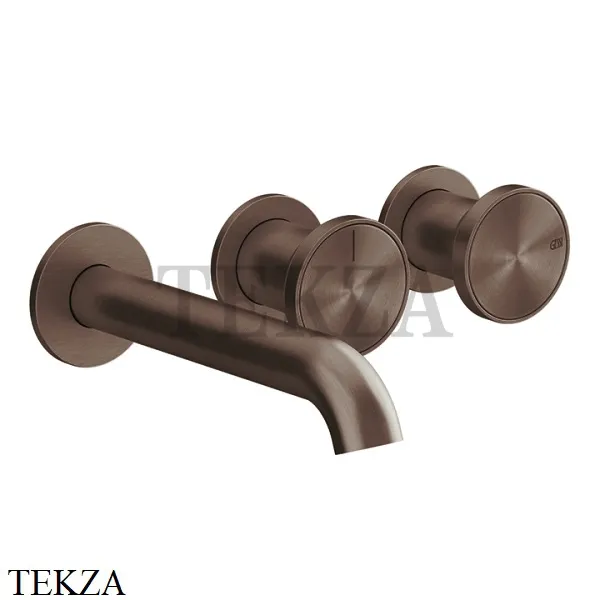 Gessi Origini WARM Смеситель для ванны 2 потока, внешняя часть 66042-845, Dark Bronze