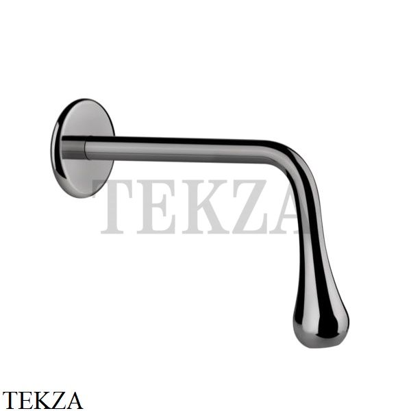 Gessi Goccia Излив для раковины настенный 33715-124, Black Metal глянец