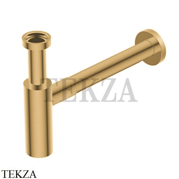 Ritmonio Сифон дизайнерский для раковины RCMB027 GOX, Brushed Gold