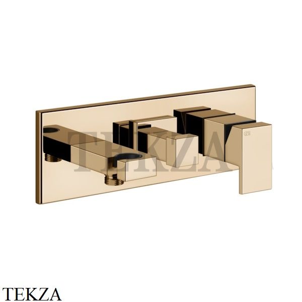 Gessi Rettangolo shower Смеситель для душа, внешняя часть 44910-735, Warm Bronze PVD