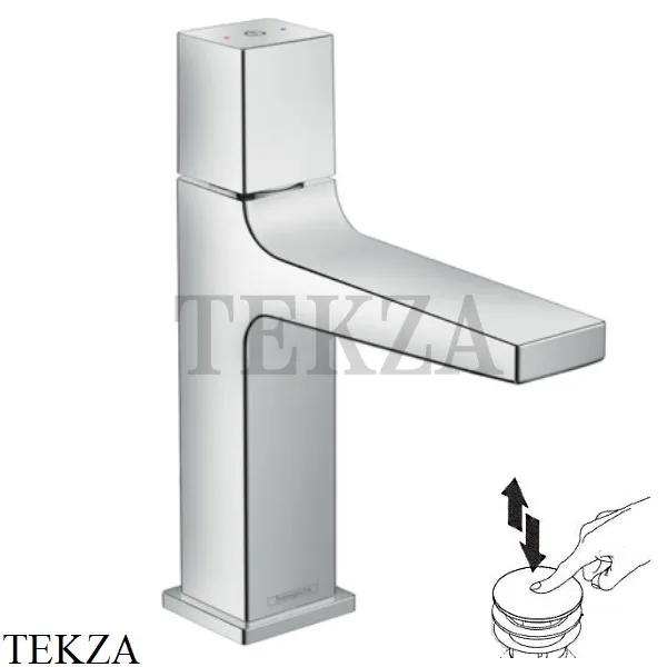 Hansgrohe Metropol Смеситель для раковины 110 Select, с донным клапаном Push-Open 32571000, хром глянец