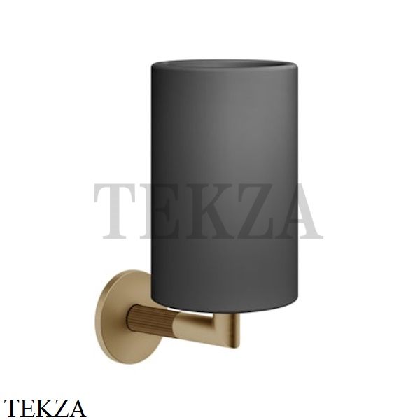 Gessi INGRANAGGIO Стакан настенный композит черный 63808-726, Warm Bronze Br