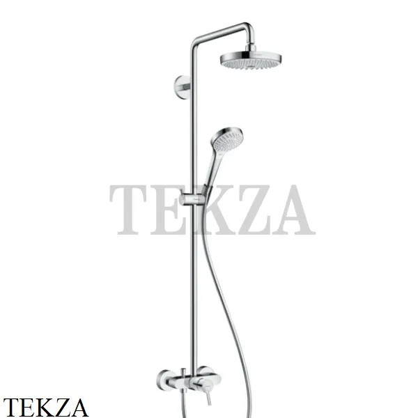 Hansgrohe Croma Select S 180 2jet Showerpipe Душевая колонна 27255400, хром глянец