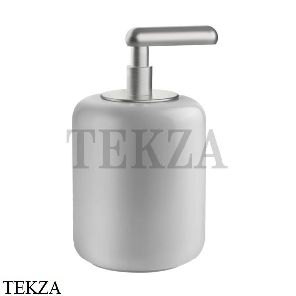 Gessi Goccia Дозатор для жидкого мыла, белая керамика 38037-147, Chrome Brushed