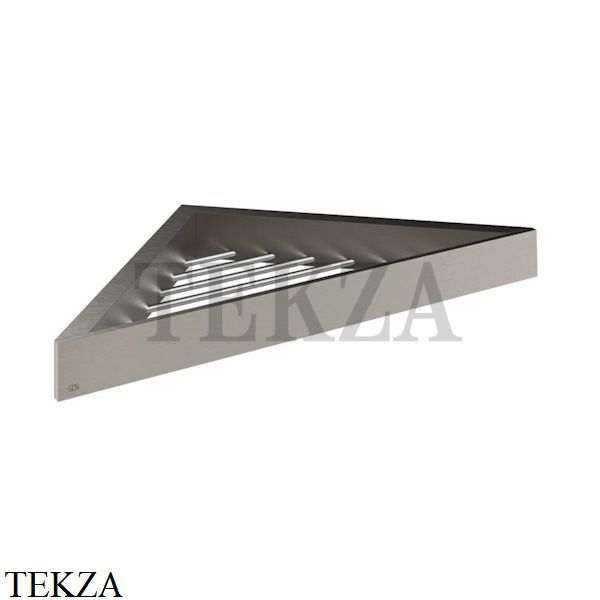 Gessi Rettangolo Угловая решетка-полка в душевую зону 20861-149, Finox Brushed Nickel