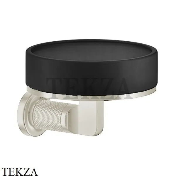 Gessi INCISO accessories Мыльница настенная, композит черный 58502-720, Nickel PVD