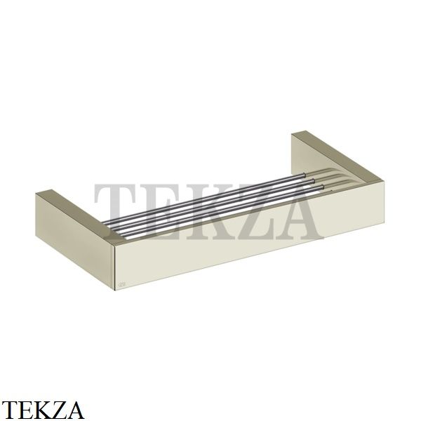 Gessi Rettangolo Решетка-полка в душевую зону 30 см 20947-720, Nickel PVD