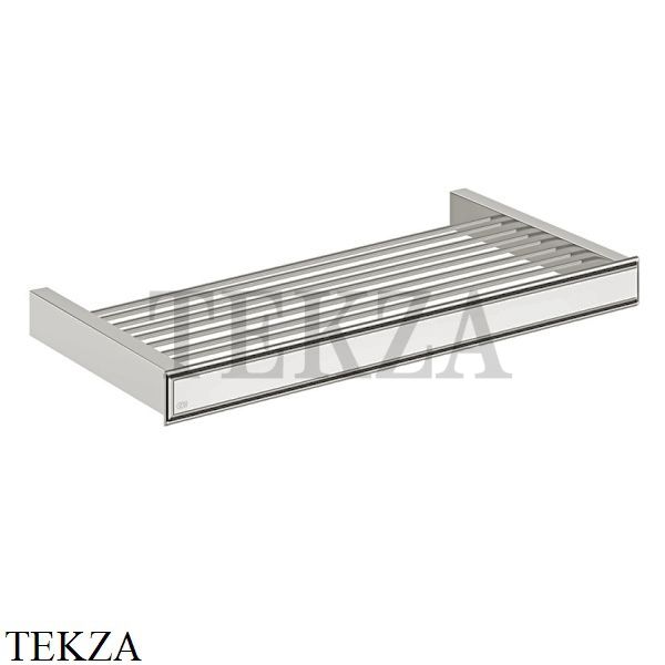 Gessi ELEGANZA Полка решетка в душевую зону 46550-149, Finox Brushed Nickel