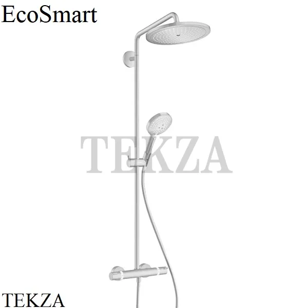 Hansgrohe Croma Select S Душевая колонна, термостат 280 1jet EcoSmart 26891700, , белый матовый-черный