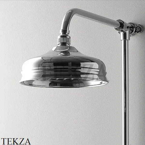 Devon&Devon SHOWER MIXERS Верхняя душевая лейка с трубой MARK3182CR , хром глянец