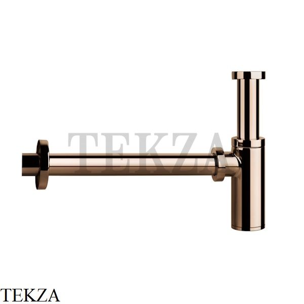 Gessi TOTAL LOOK Сифон для раковины бутылочный 01377-030, Copper глянец