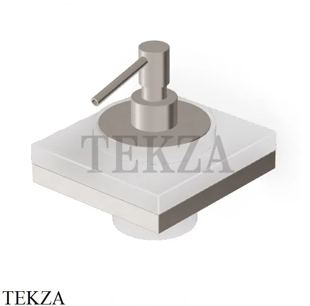 Zucchetti Aguablu Дозатор настенный из матового стекла ZAD715.C3, brushed nickel