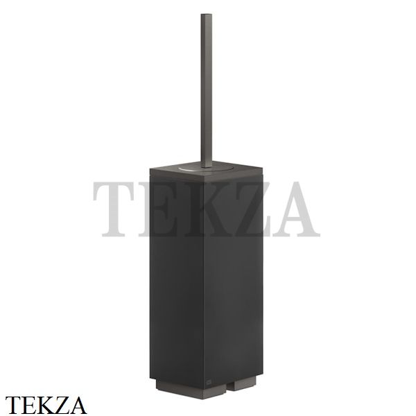 Gessi Rettangolo Ёршик напольный, композит черный 20844-707, Black Metal Brushed