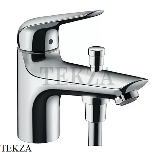 Hansgrohe Novus Смеситель для ванны Monotrou, с переключением на душ 71321000, хром глянец