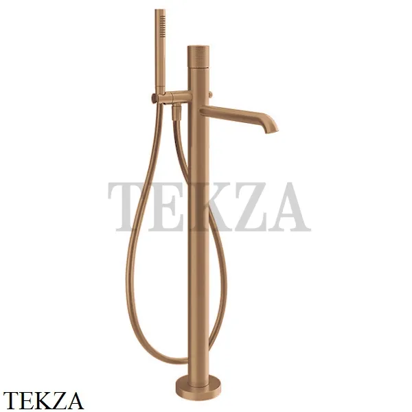 Gessi Habito CESELLO Смеситель для ванны напольный, внешняя часть 70428-726, Warm Bronze Br