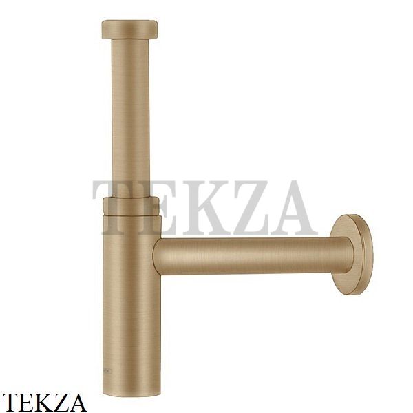 Hansgrohe Flowstar S Сифон бутылочный для раковины 52105140, Brushed Bronze